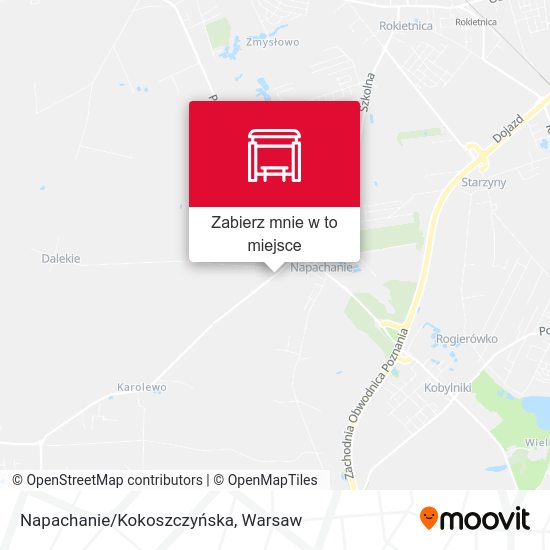 Mapa Napachanie/Kokoszczyńska