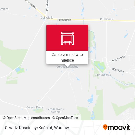 Mapa Ceradz Kościelny/Kościół