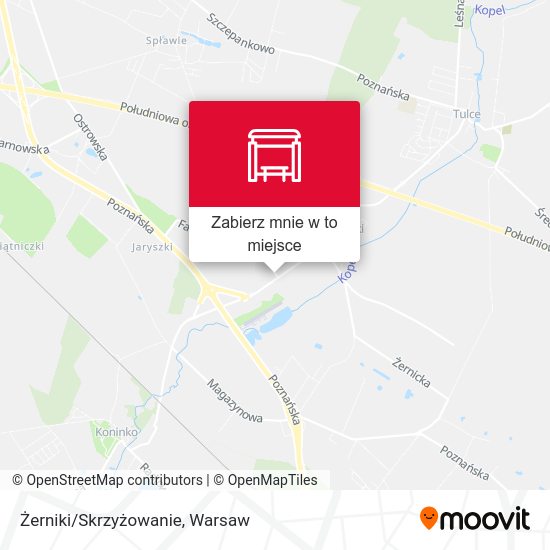 Mapa Żerniki/Skrzyżowanie