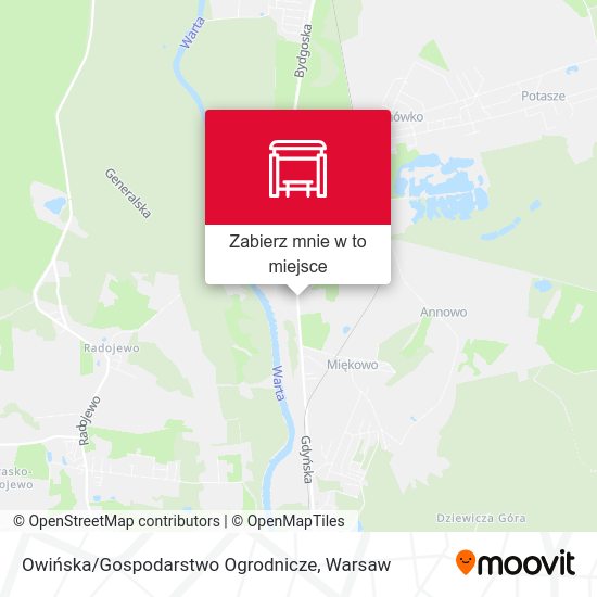 Mapa Owińska / Gospodarstwo Ogrodnicze