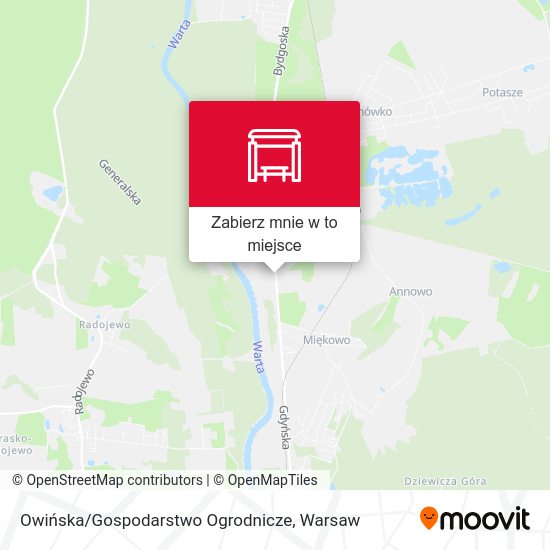 Mapa Owińska / Gospodarstwo Ogrodnicze