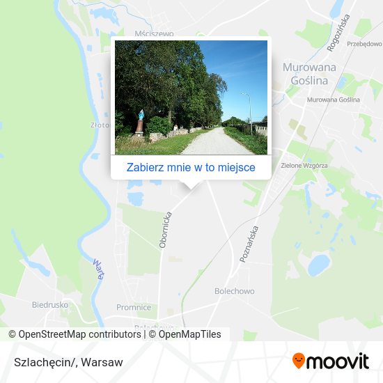 Mapa Szlachęcin/