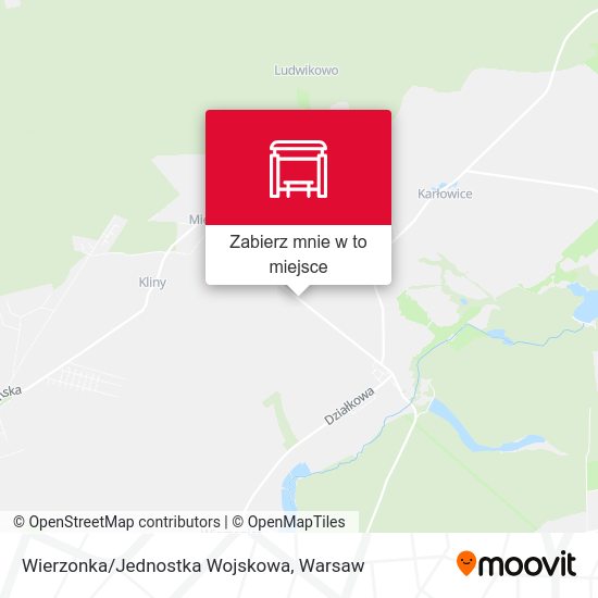 Mapa Wierzonka/Jednostka Wojskowa