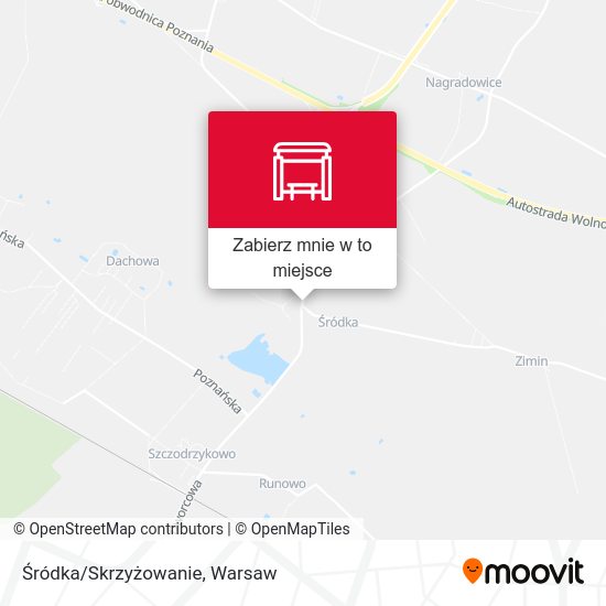 Mapa Śródka/Skrzyżowanie