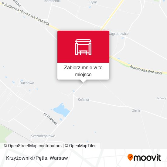 Mapa Krzyżowniki/Pętla