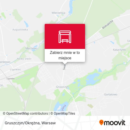 Mapa Gruszczyn/Okrężna