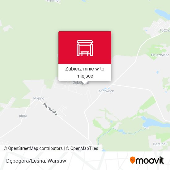 Mapa Dębogóra/Leśna