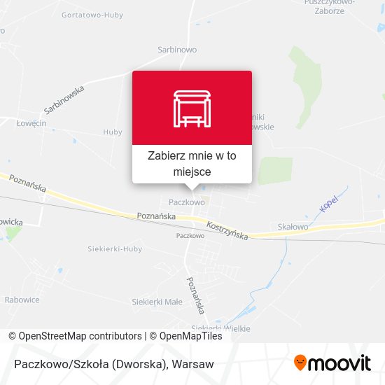 Mapa Paczkowo/Szkoła (Dworska)