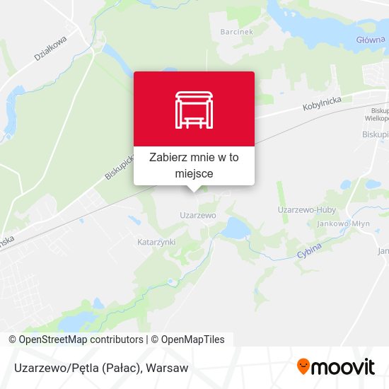 Mapa Uzarzewo/Pętla (Pałac)