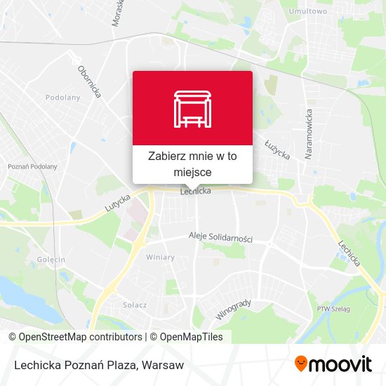 Mapa Lechicka Poznań Plaza