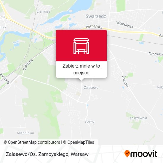 Mapa Zalasewo/Os. Zamoyskiego