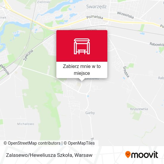 Mapa Zalasewo/Heweliusza Szkoła