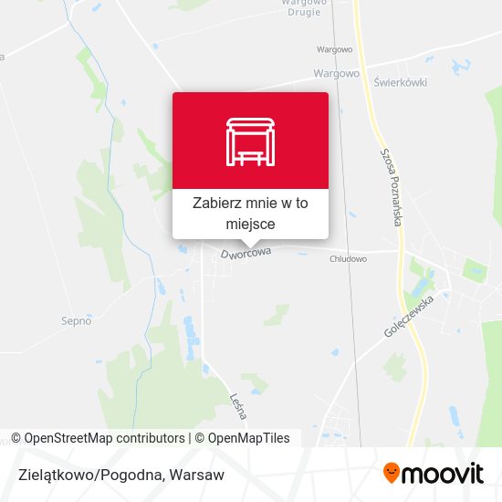 Mapa Zielątkowo/Pogodna