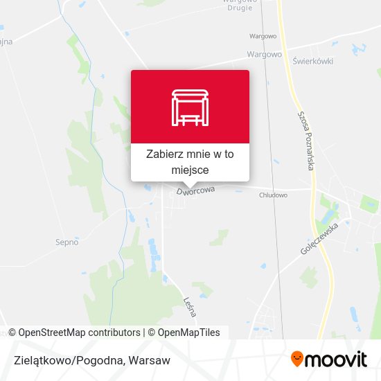 Mapa Zielątkowo/Pogodna