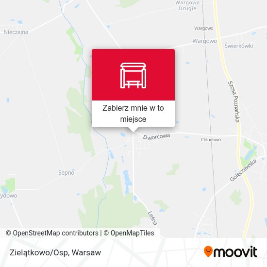 Mapa Zielątkowo/Osp