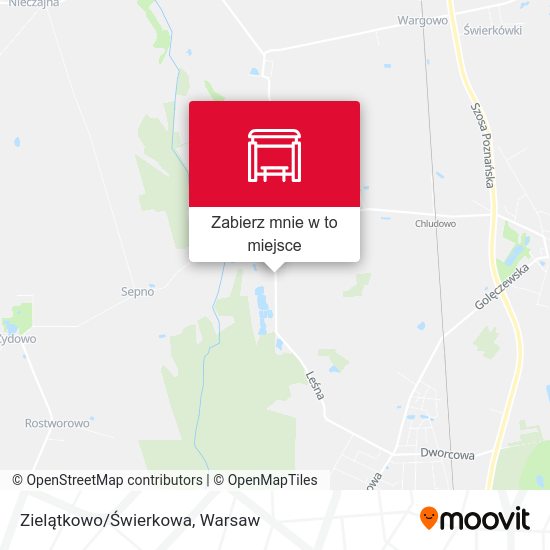 Mapa Zielątkowo/Świerkowa