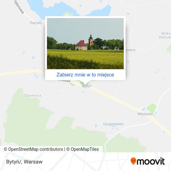 Mapa Bytyń/