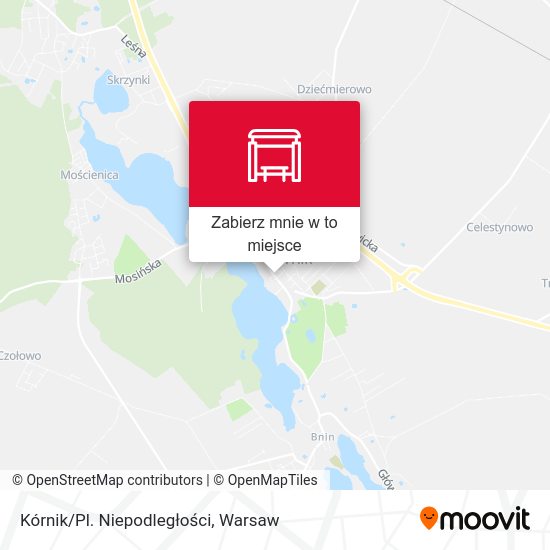 Mapa Kórnik/Pl. Niepodległości