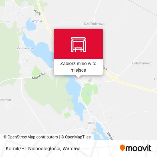 Mapa Kórnik/Pl. Niepodległości