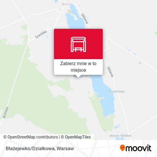 Mapa Błażejewko/Działkowa