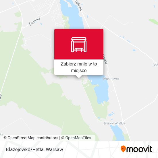 Mapa Błażejewko/Pętla