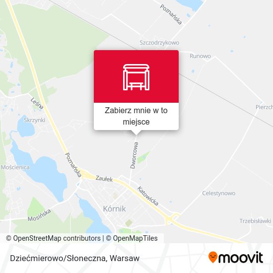 Mapa Dziećmierowo/Słoneczna