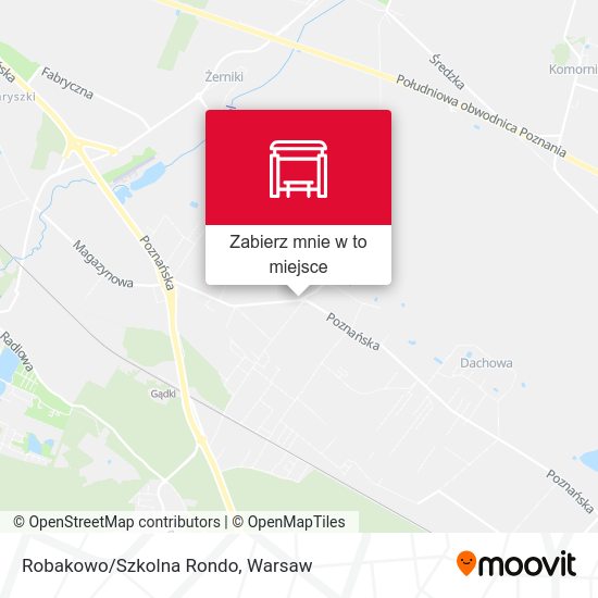 Mapa Robakowo/Szkolna Rondo