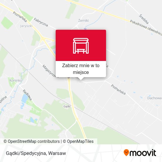 Mapa Gądki/Spedycyjna