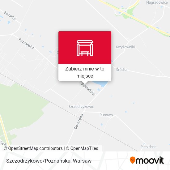 Mapa Szczodrzykowo/Poznańska