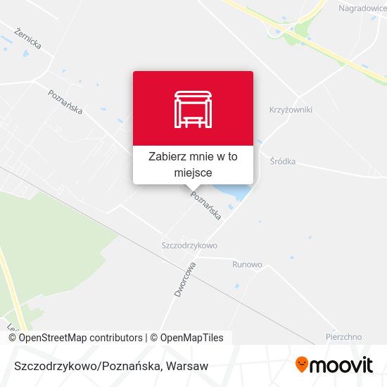 Mapa Szczodrzykowo/Poznańska