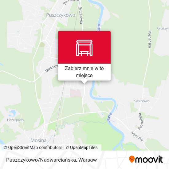 Mapa Puszczykowo/Nadwarciańska