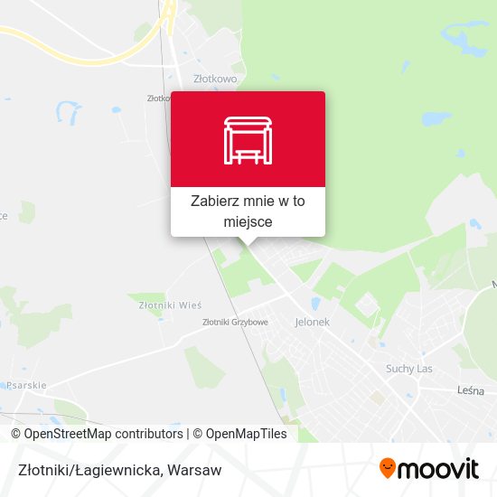 Mapa Złotniki/Łagiewnicka