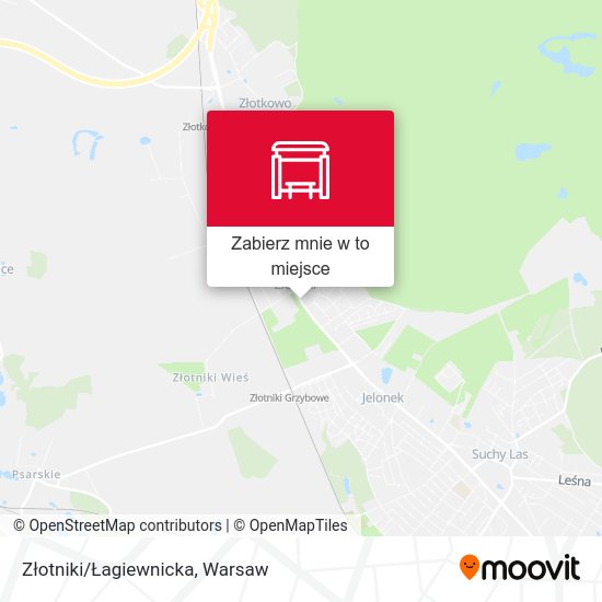 Mapa Złotniki/Łagiewnicka