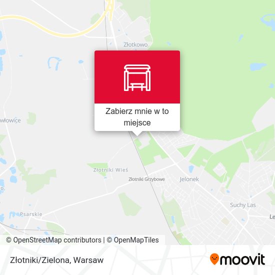 Mapa Złotniki/Zielona