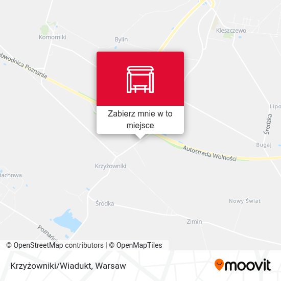 Mapa Krzyżowniki/Wiadukt