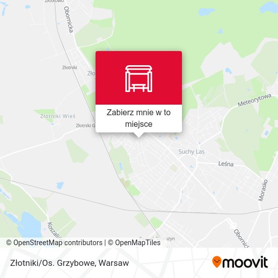 Mapa Złotniki/Os. Grzybowe