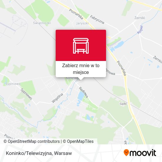 Mapa Koninko/Telewizyjna