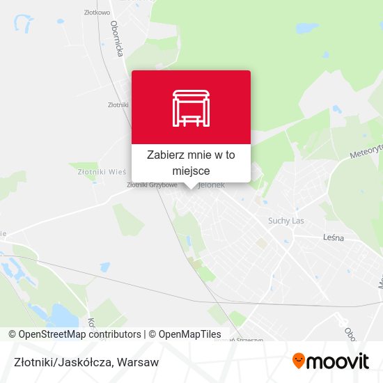 Mapa Złotniki/Jaskółcza