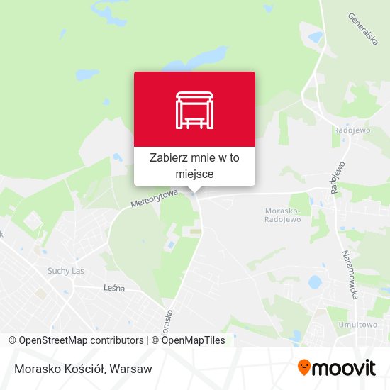 Mapa Morasko Kościół