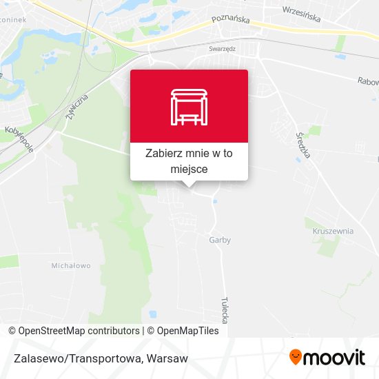 Mapa Zalasewo/Transportowa