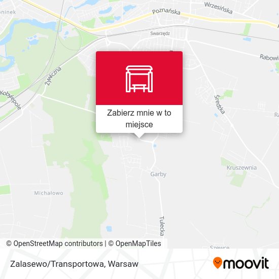 Mapa Zalasewo/Transportowa