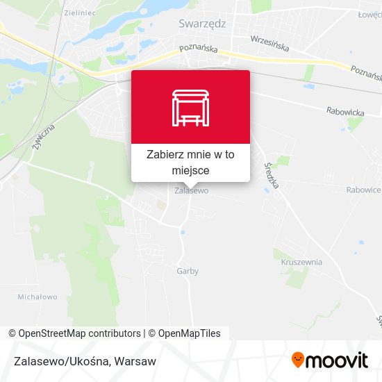 Mapa Zalasewo/Ukośna