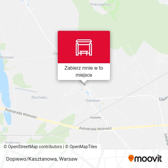 Mapa Dopiewo/Kasztanowa