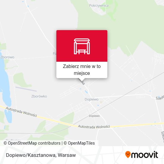 Mapa Dopiewo/Kasztanowa