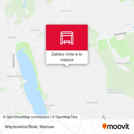 Mapa Więckowice/Bloki