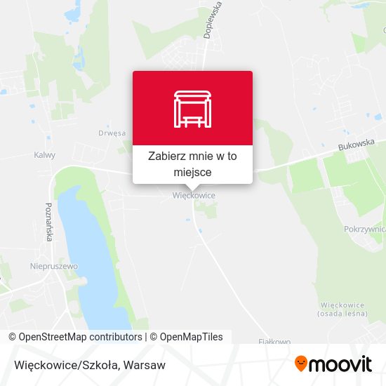 Mapa Więckowice/Szkoła