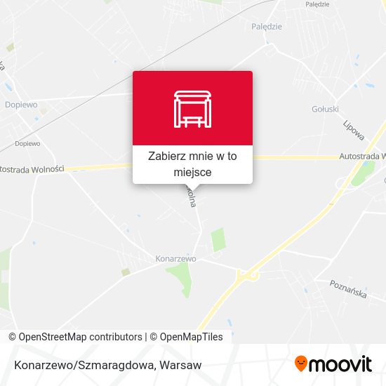 Mapa Konarzewo/Szmaragdowa