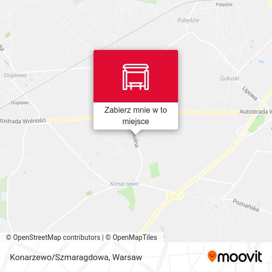 Mapa Konarzewo/Szmaragdowa