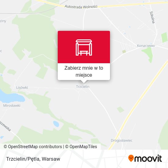 Mapa Trzcielin/Pętla