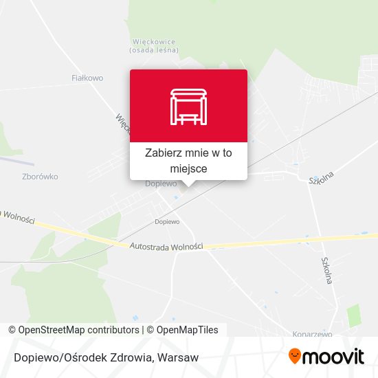 Mapa Dopiewo/Ośrodek Zdrowia